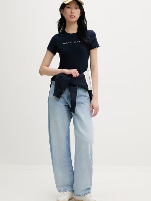 Tommy Jeans T-shirt damski bawełniany - zdjęcie produktu nr 1