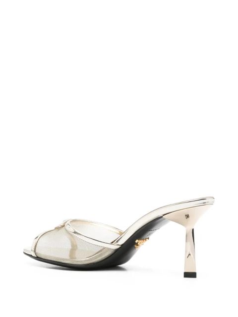Prada metallic finish sandals - Gold