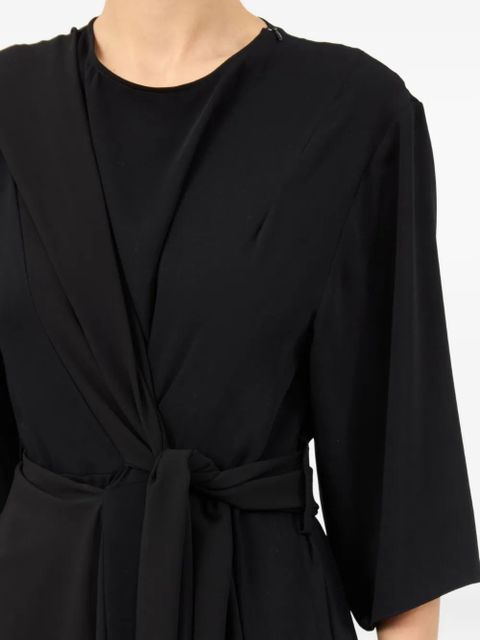 MM6 Maison Margiela asymmetric midi dress - Black