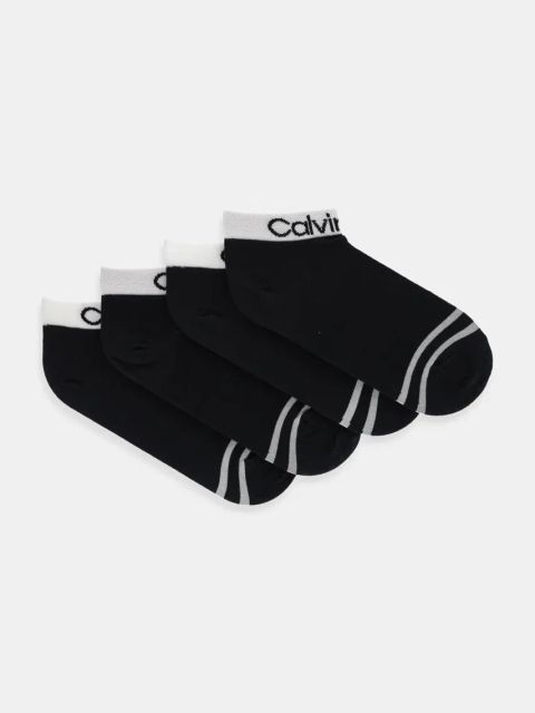 Calvin Klein skarpetki 4-pack damskie kolor czarny 701220511
