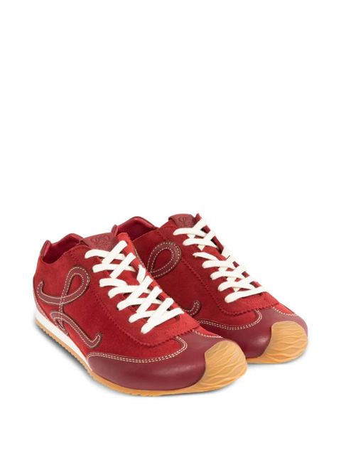 LOEWE logo appliqué ballet runner sneakers - Red - zdjęcie produktu nr 2