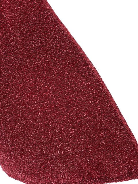 Oséree lurex triangle bikini - Red