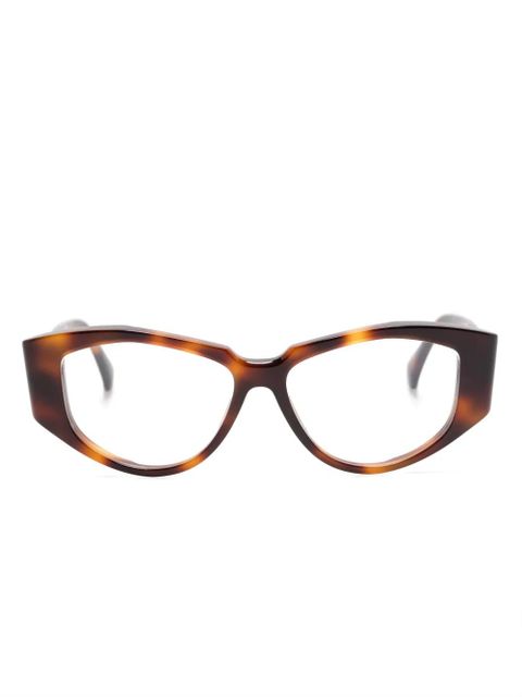 Max Mara Eyewear cat-eye frame glasses - Brown - zdjęcie produktu nr 1