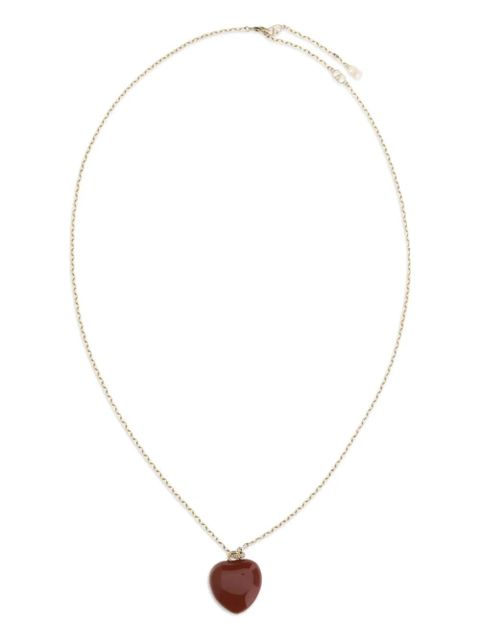 Valentino Garavani heart-pendant necklace - Red - zdjęcie produktu nr 1