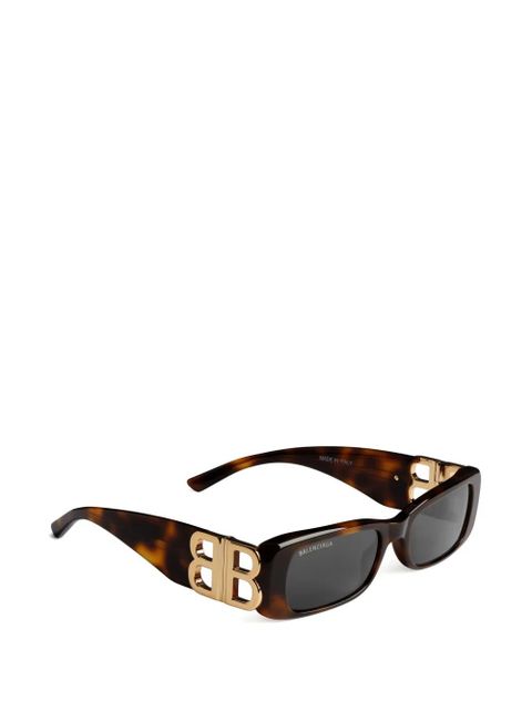 Balenciaga Eyewear rectangle-frame sunglasses - Brown - zdjęcie produktu nr 2