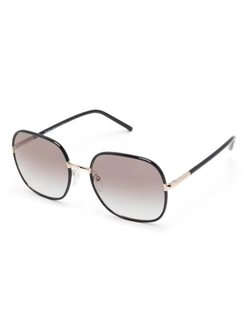 Prada Eyewear square-frame sunglasses - Black - zdjęcie produktu nr 2