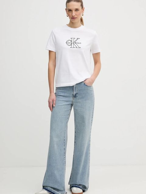 Calvin Klein Jeans t-shirt bawełniany - zdjęcie produktu nr 1
