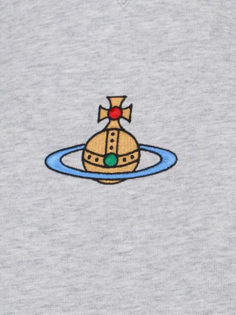 Vivienne Westwood Orb-embroidered sweatshirt - Grey