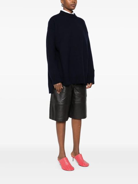 Jil Sander round-neck sweater - Black