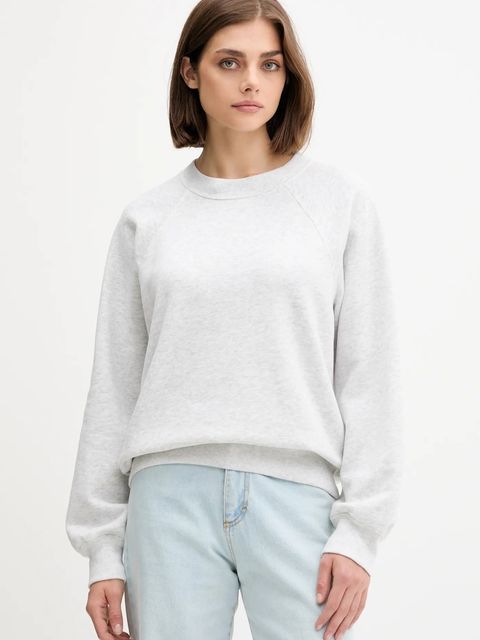 Abercrombie & Fitch bluza damska kolor szary melanżowa KI152-5350-112 - zdjęcie produktu nr 1