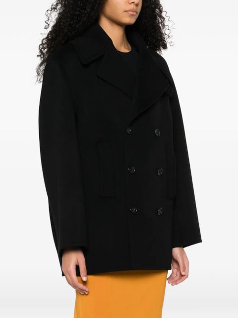 Saint Laurent double-breasted peacoat - Black - zdjęcie produktu nr 2