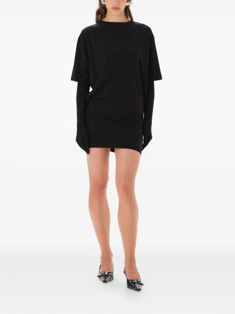 MANURÍ Bobby 2.6 attached-glove mini dress - Black - zdjęcie produktu nr 2