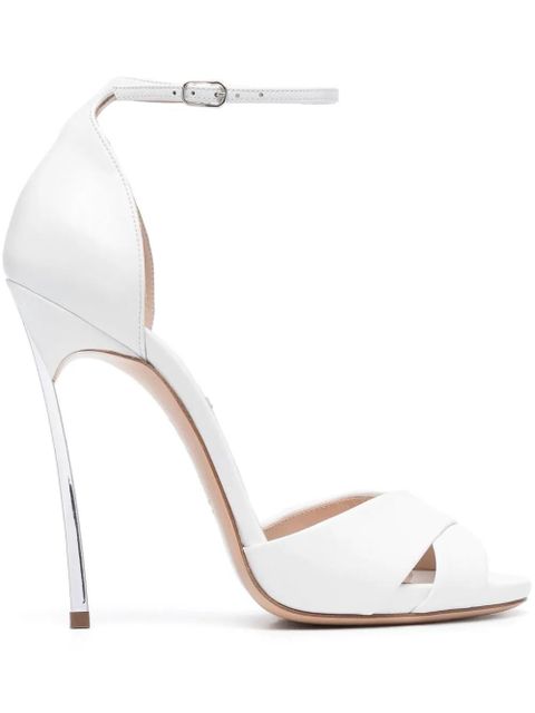 Casadei Blade 125mm sandals - White - zdjęcie produktu nr 1