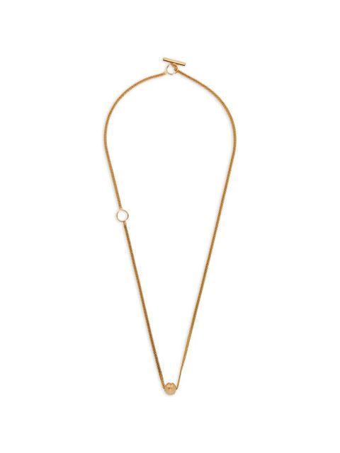 Jil Sander sphere-pendant necklace - Gold - zdjęcie produktu nr 1