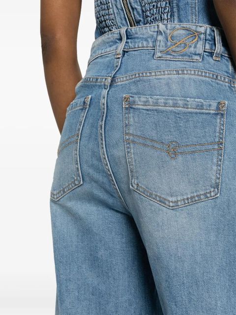 Blumarine mid-rise boyfriend-cut jeans - Blue