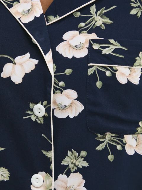 Answear.LAB piżama damska kolor granatowy