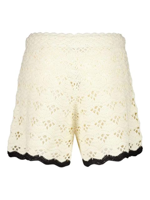 ZIMMERMANN crochet shorts - Neutrals