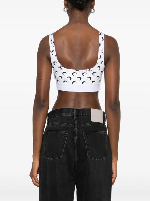Marine Serre moon-print top - White