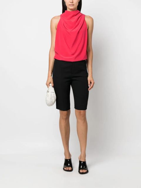 Lanvin draped sleeveless silk top - Pink - zdjęcie produktu nr 2
