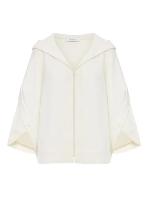 Max Mara hooded cardigan - White - zdjęcie produktu nr 1