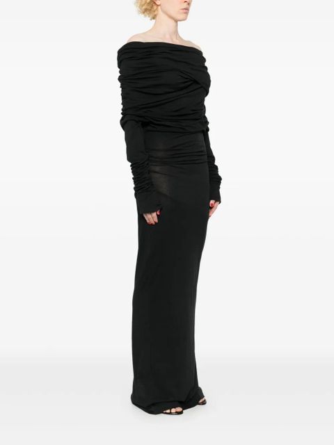 ENTIRE STUDIOS Bound maxi dress - Black