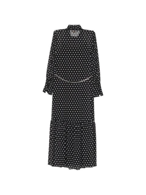 Michael Kors polka-dot bow maxi dress - Black - zdjęcie produktu nr 2