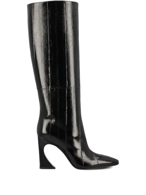 FENDI 95mm Arco panelled knee-high boots - Black - zdjęcie produktu nr 1