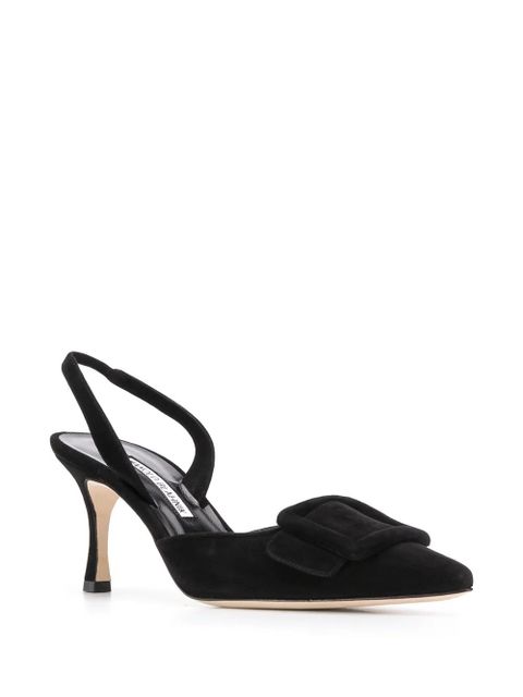 Manolo Blahnik buckle front pumps - Black - zdjęcie produktu nr 2