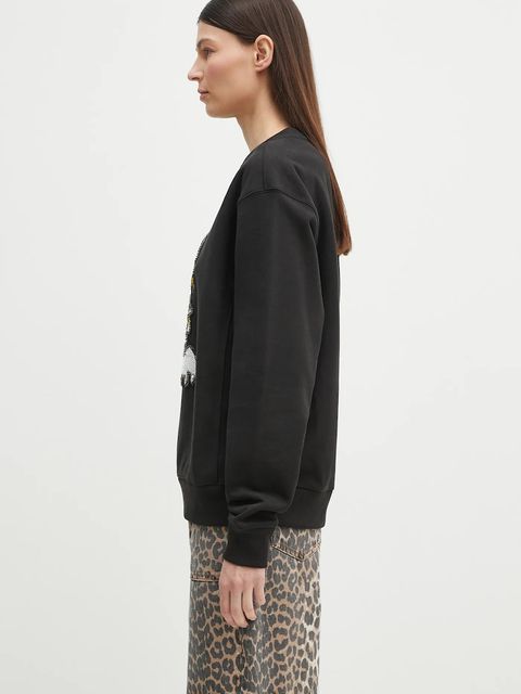 Kenzo bluza bawełniana x Verdy kolor czarny z aplikacją FF58SW2764MC.99J