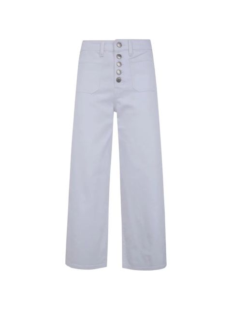 Lauren Ralph Lauren high-rise wide-leg jeans - White - zdjęcie produktu nr 1