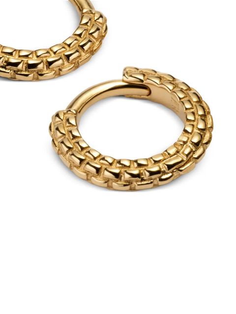 Monica Vinader mini Heirloom huggie earrings - Gold