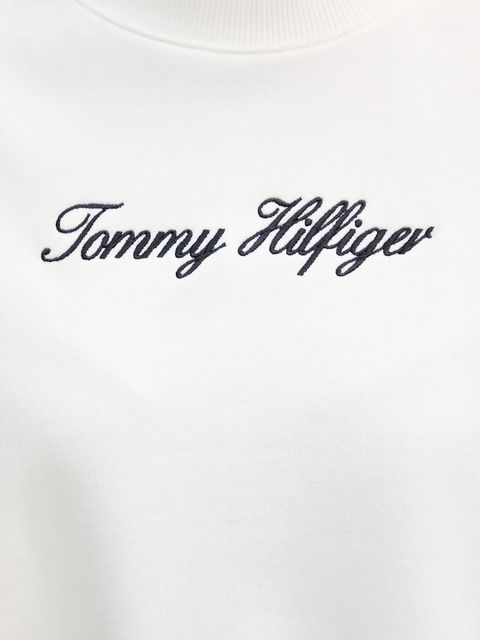 Tommy Hilfiger bluza bawełniana damska kolor biały z nadrukiem WW0WW48783