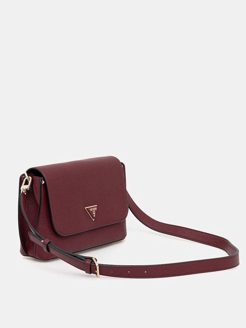 Guess torebka MERIDIAN kolor bordowy HWBG69 74200