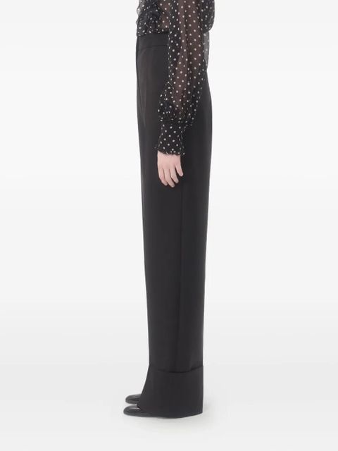 Valentino Garavani virgin wool trousers - Black