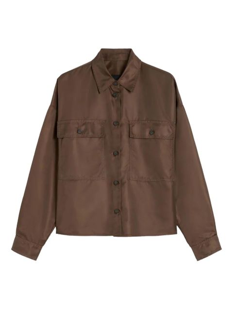 Weekend Max Mara cropped shirt - Brown - zdjęcie produktu nr 1