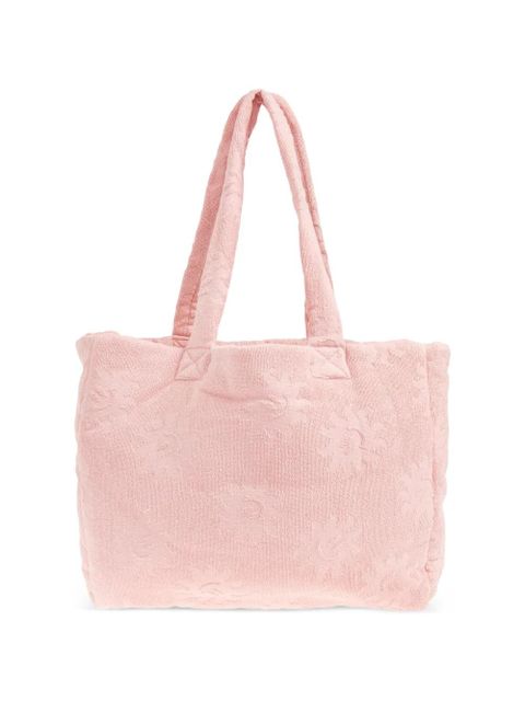 Hunza G Sunny towelling tote beach bag - Pink