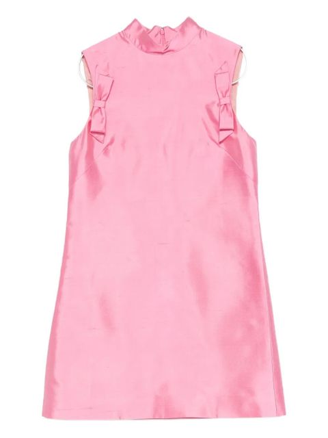 Valentino Garavani bow-detail mini dress - Pink