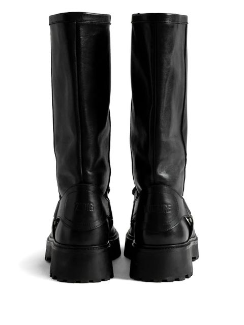 Zadig&Voltaire Angie buckle-strap boots - Black