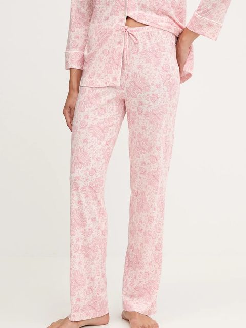 Lauren Ralph Lauren piżama damska kolor różowy ILN92443