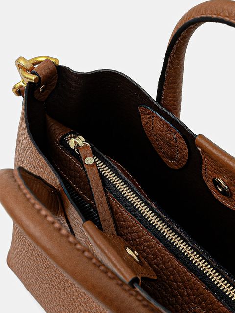 Gianni Chiarini torebka skórzana ARETHA kolor brązowy BS.11831.RNGDBL