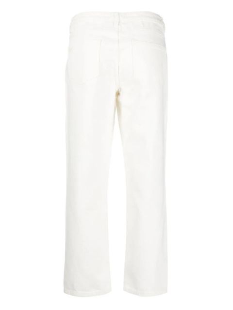 Ba&Sh mid-rise cropped jeans - White - zdjęcie produktu nr 2