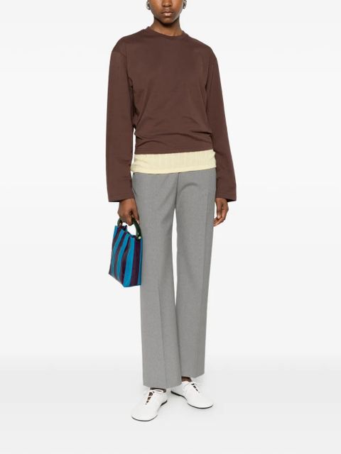 Jil Sander long-sleeve T-shirt - Brown - zdjęcie produktu nr 2
