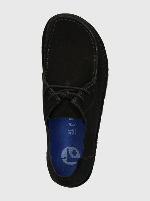 Birkenstock półbuty zamszowe Utti Lace kolor czarny 1028597 - zdjęcie produktu nr 2