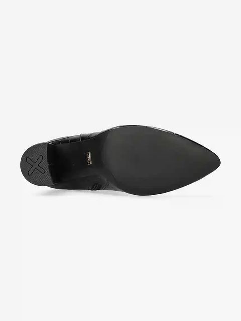 Mexx botki KRYSTAL INDY damskie kolor czarny na słupku MI001800153W-01