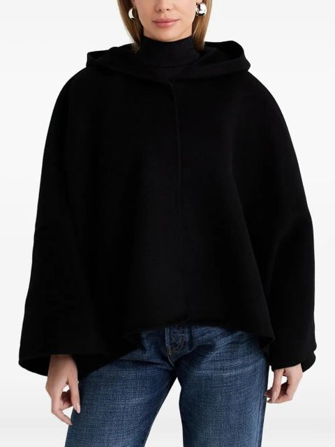 Aya Muse hooded cape - Black - zdjęcie produktu nr 2