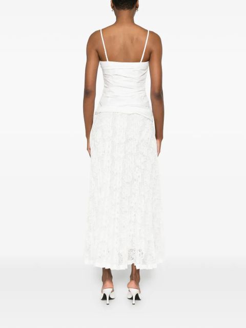 Simkhai Annalise lace midi dress - White