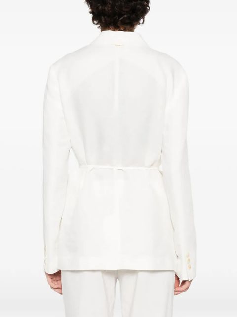 TWINSET tie-waist blazer - White