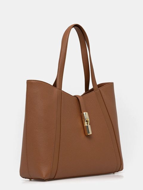 Furla torebka skórzana kolor beżowy WB01788 BX3353 RY000 - zdjęcie produktu nr 2