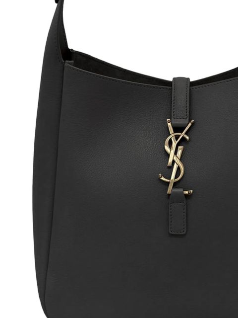 Saint Laurent Le 5 à 7 supple leather tote bag - Grey