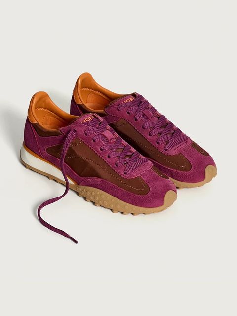Hoff sneakersy BRIDGE MKII BURGUNDY kolor czerwony 22559003